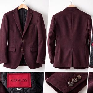 Men's Maroon Sport Coat